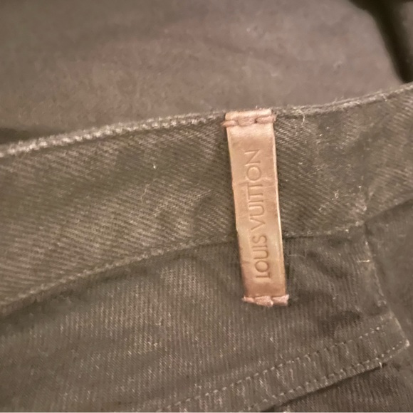 Louis Vuitton Men's 38 US Black Denim Gaston V LV Jeans - Picture 6 of 8